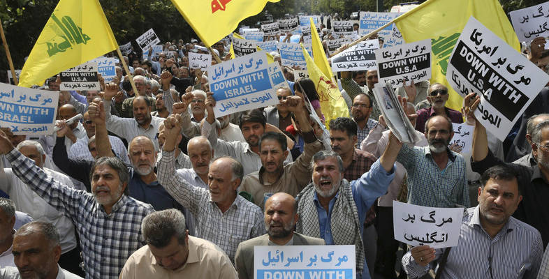 anti-israel demonstration in iran