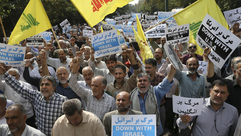 anti-israel demonstration in iran
