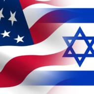Israel US flag