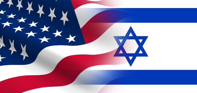 Israel US flag