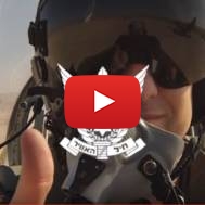 IAF flying dragon pilot with IAF logo