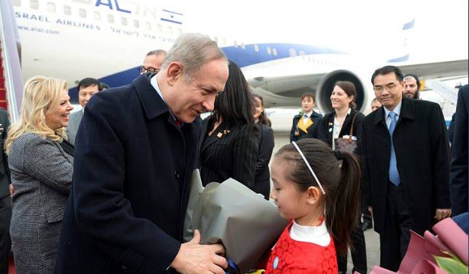 Netanyahu gets warm welcome in Beijing