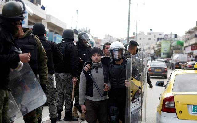 Palestinian police