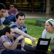 Israeli students at Hebrew