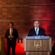 Holocaust memorial Netanyahu