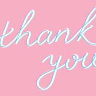 appreciation, gratitude
