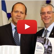 Michael Gerbitz and Nir Barkat
