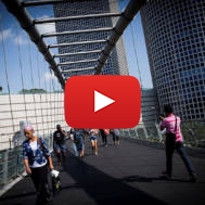 Azrieli towers in Tel Aviv
