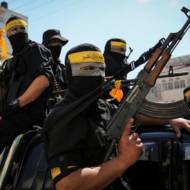Hamas terrorists in Gaza