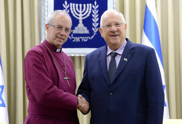 Rivlin & Archbishop of Canterbury Welby