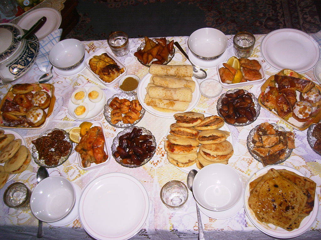 Traditional Ramadan meal