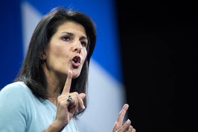 US Ambassador to the UN Nikki Haley
