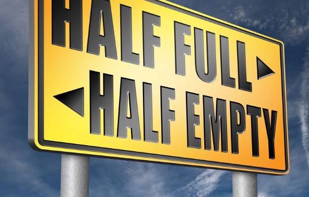 half full half empty