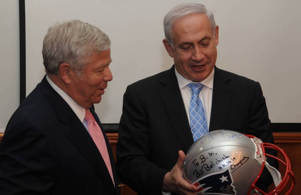 Robert Kraft and Netanyahu