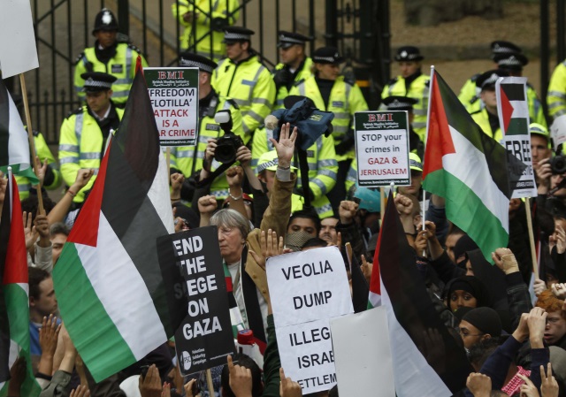 Anti-Israel demo London
