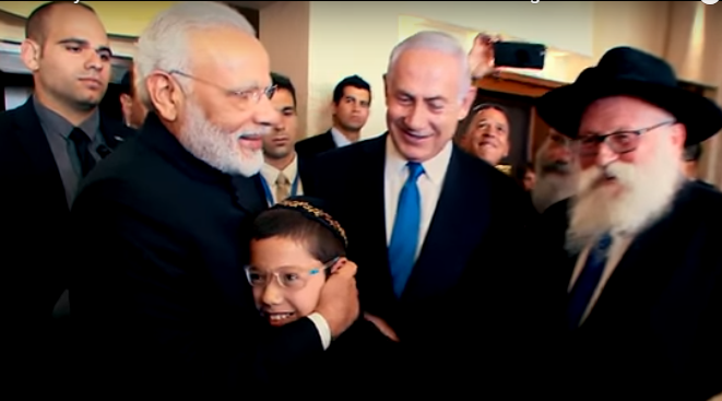 Binyamin Netanyahu, Narendra Modi, Moshe Holtzberg