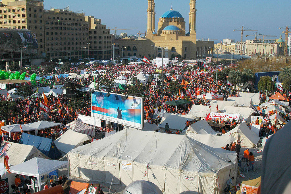 Hezbollah rally in Beirut