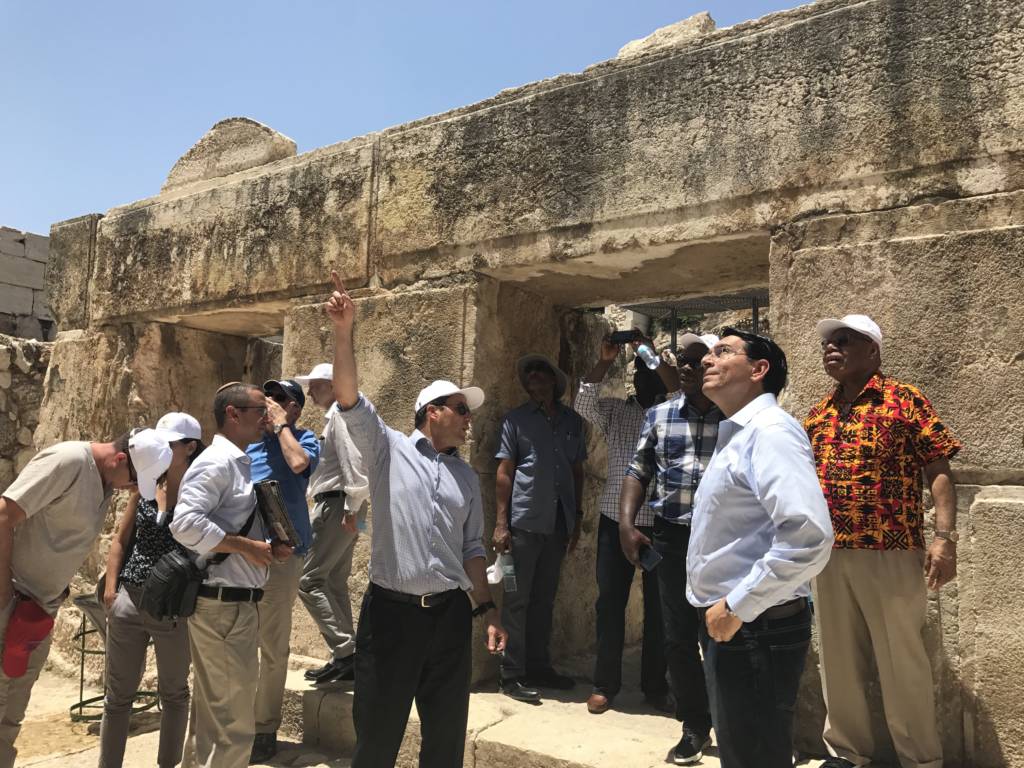 UN ambassadors tour City of David