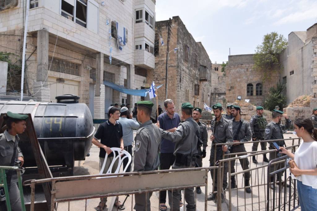 Hebron closed military zone