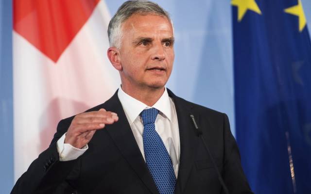 Swiss foreign minister Didier Burkhalter