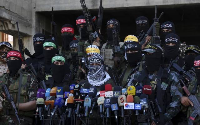 Gaza Hamas press conference