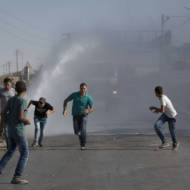 Rock-throwing