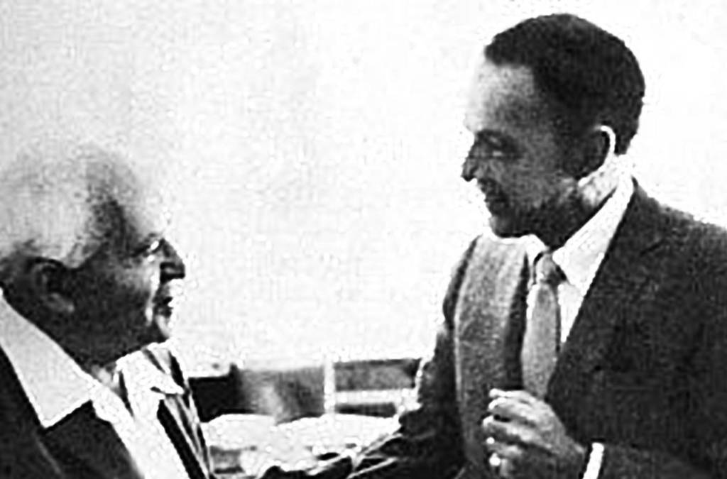 David Ben-Gurion and Frank Sinatra in 1962