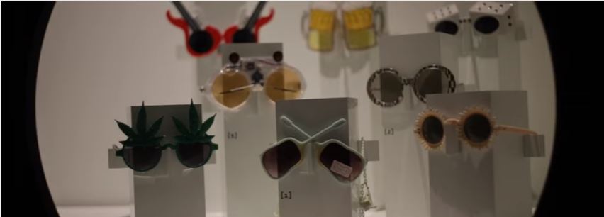 Eyewear exhibit at the Design Museum of Holon