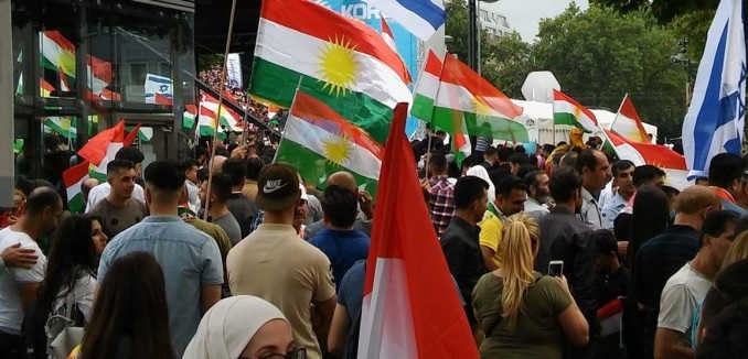 Kurds Israel flag