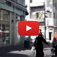 Walking in Israel in hijab
