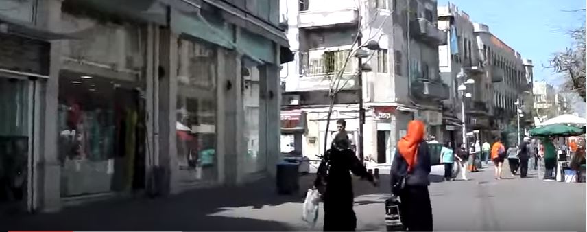 Walking in Israel in hijab