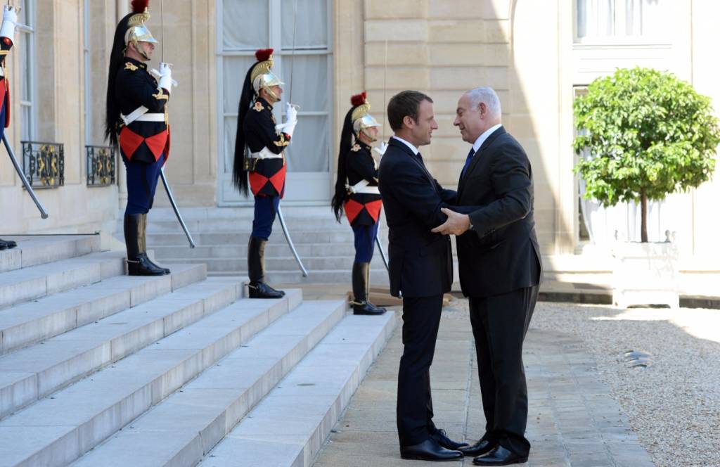 netanyahu macron