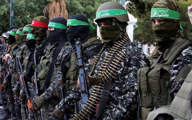 Hamas terrorists in Gaza