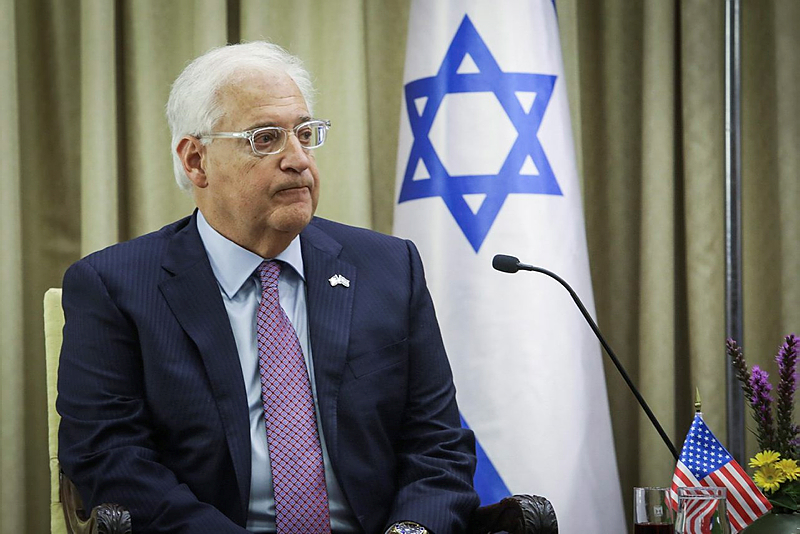US Ambasssador to Israel David Friedman (Noam Revkin Fenton/POOL)