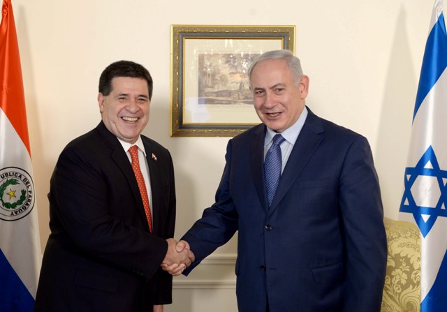 PM Netanyahu and Paraguayan Pres. Cartes