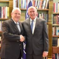 President Rivlin with Dan Coats