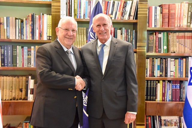 President Rivlin with Dan Coats