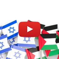 israeli palestinian flags