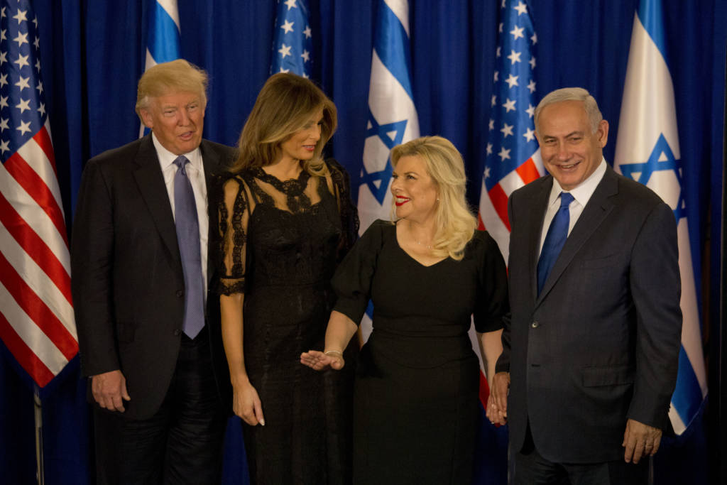 Donald Trump, Melania Trump, Benjamin Netanyahu, Sara Netanyahu