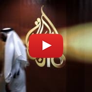 An Al-Jazeera employee in Qatar.