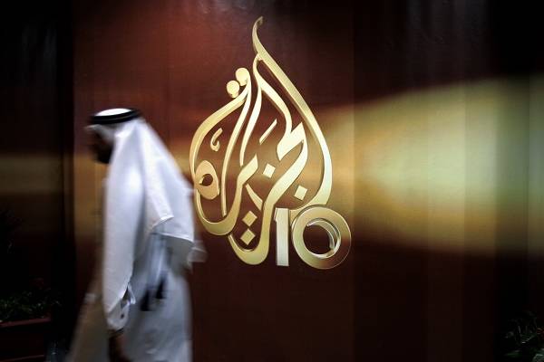 An Al-Jazeera employee in Qatar.
