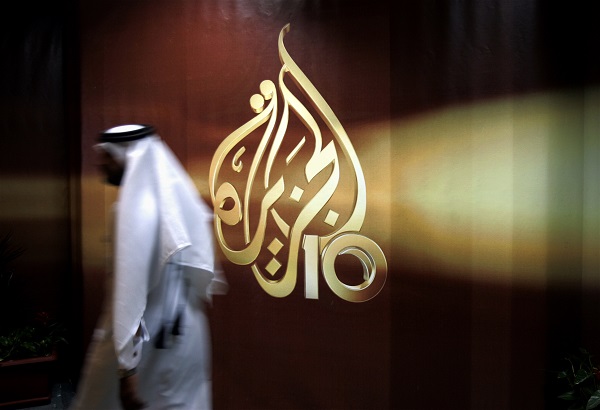 An Al-Jazeera employee in Qatar.