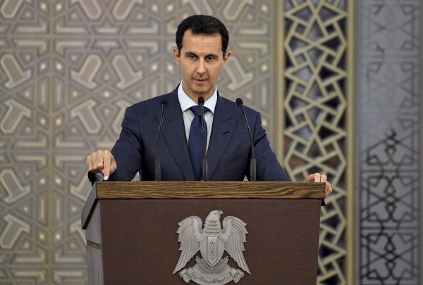 Syrian dictator Bashar Assad (Facebook page via AP)