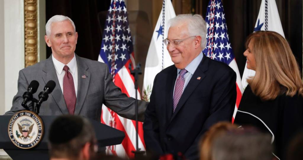 Donald Trump, Mike Pence, David Friedman, Elizabeth Cook