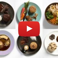 Food made using capsules and the new Genie device, along with ingredients. (White Innovative Ltd.)