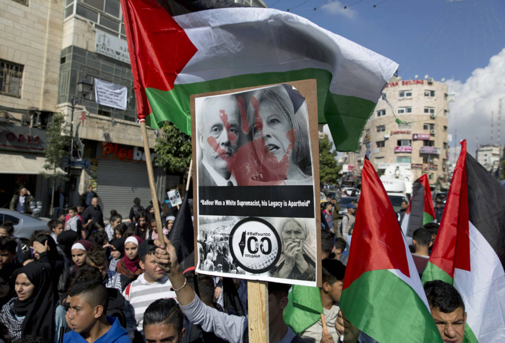 Palestinians Balfour Anniversary