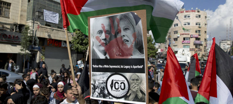 Palestinians Balfour Anniversary