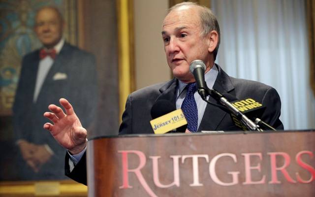 Rutgers University President Robert Barchi
