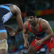 Iranian wrestler Alireza Karimi-Machiani