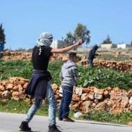 rock throwing